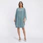 Womens Connected Apparel Capelet Overlay Rhinestone Dress - image 1