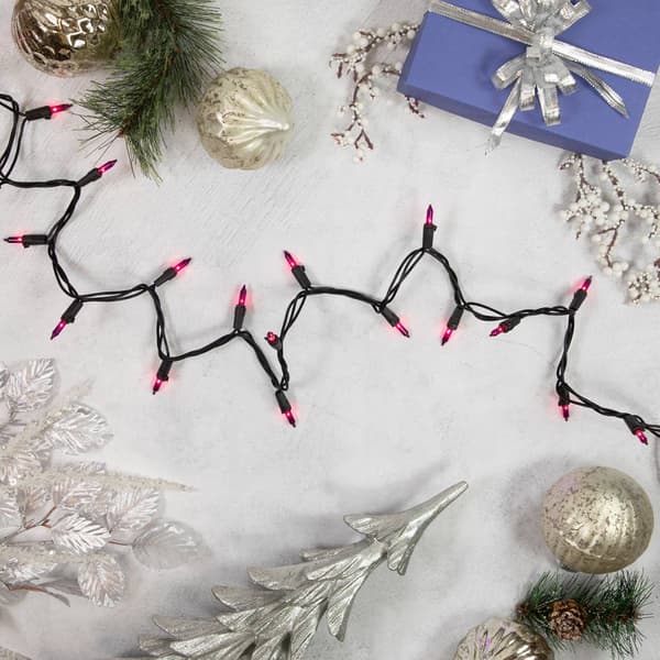 Northlight Seasonal 10ft. Purple Christmas Lights - Black Wire