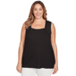 Plus Size Emaline Essentials Top Essential Sleeveless Wavy Knit - image 1