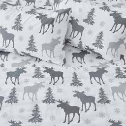 FreshFolds Mountain Ridge Moose Microfiber Sheet Set