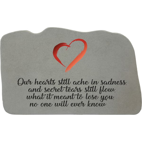 Kay Berry Our Hearts with Red Heart Memory Stone - image 