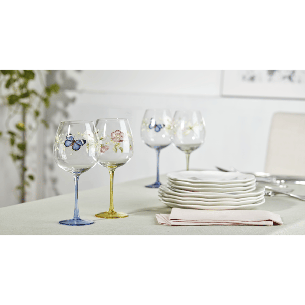 Lenox® Butterfly Meadow® Balloon Wine Glasses - Set of 4