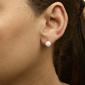 Haus of Brilliance 14kt. White Gold 5.5-6mm Pearl Stud Earrings - image 5