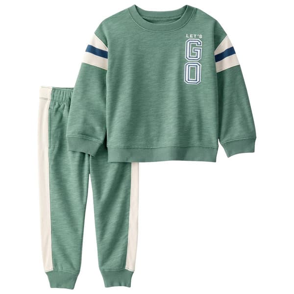 Toddler Boy Carter''s&#174; Let''s Go Long Sleeve Top & Jogger Set