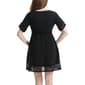 Womens Glow &amp; Grow® Belted Lace Trim Maternity Dress - image 2