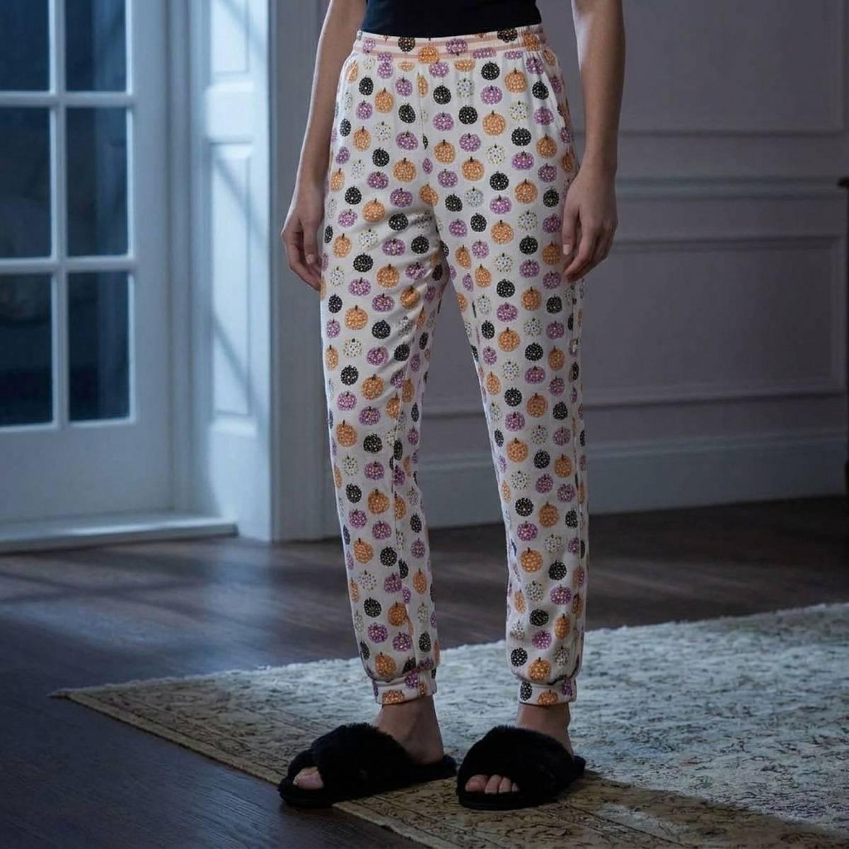Womens MUK LUKS(R) Halloween Spooky Pumpkins Pajama Joggers