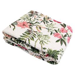 Greenland Home Fashions™ Floral & Stripe Reversible Quilted Throw