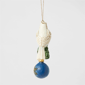 Jim Shore Heartwood Creek Blue & Gold Dove Christmas Ornament - image 2