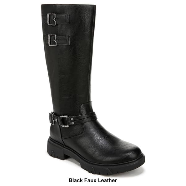 Womens Dr. Scholl''s Headstart Moto Knee-High Boots