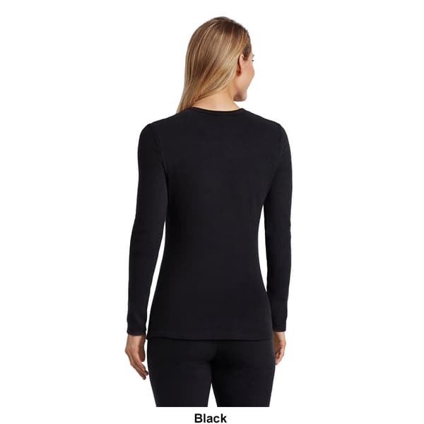 Womens Cuddl Duds&#174; Fleecewear with Stretch Long Sleeve Crew Top