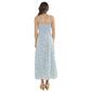 Juniors Emerald Sundae Floral Twill Maxi Dress with Slit - image 2