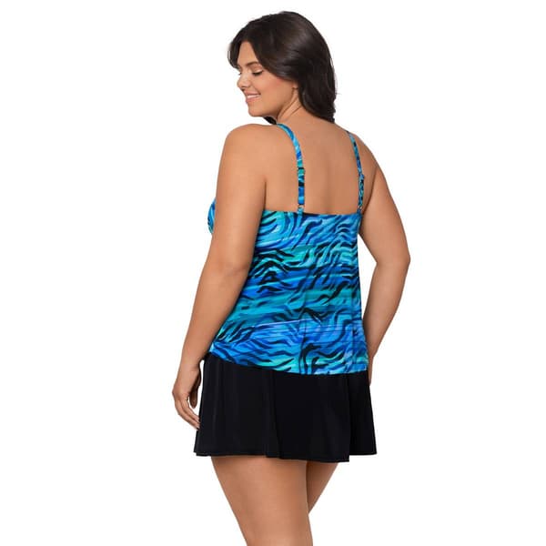 Plus Size Swimshaper Wave Catcher Ronnie Tankini Swim Top