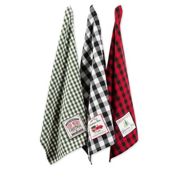 DII&#174; Christmas Tree Farm Kitchen Towels - Set of 3