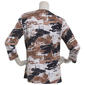 Petite Preswick & Moore® 3/4 Sleeve Splatter Abstract Tee - image 2