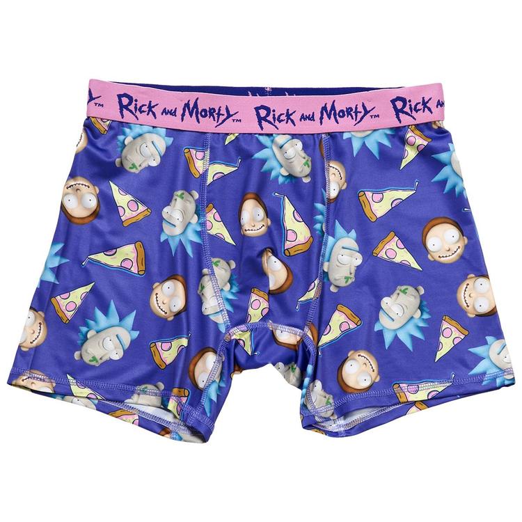 Mens Handcraft Rick & Morty Pizza Boxer Briefs