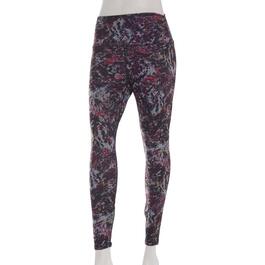 RBX, Pants & Jumpsuits, Rbx Tie Dye Highwaisted Leggings Ankle Cropped  Off White Burgundy Womens S