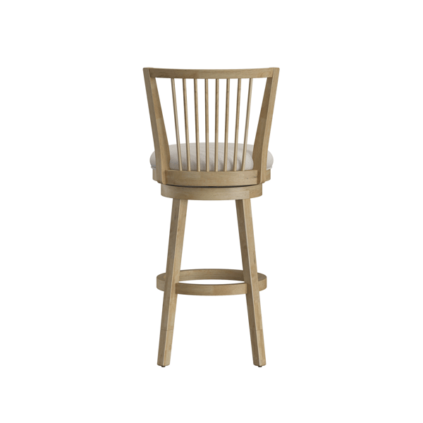 HH2 Home Garlington Wood Swivel Windsor Adjustable Height Stool