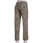 Juniors Derek Heart Leopard Low Rise Wide Leg Casual Pants - image 3