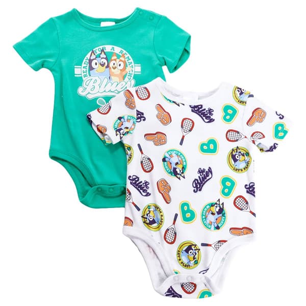 Baby Girl (NB-9M) Bluey 2pk. Ready For A Rematch Bodysuits - image 