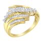 Loveblooms&#8482; Round & Baguette Diamond Cut Ring - image 3