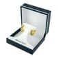 Gold over Fine Silver Plated Inside Out Hoop Earrings - image 2