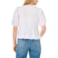 Womens Cece Elbow Dolman Sleeve Tie Front Blouse - image 2