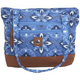 Stone Mountain Quilted Donna Tote - Denim