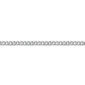 Mens Lynx Stainless Steel 7mm Foxtail Chain Necklace - image 3