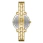 Womens Folio Gold-Tone Watch & Bracelet Set - FMDFL2074 - image 3