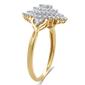 Nova Star&#174; 10kt. 1/2ctw. Lab Grown Diamond Marquis Cluster Ring - image 2