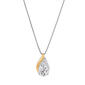 Gemstone Classics&#40;tm&#41; White Topaz 10ky. & Sterling Silver Pendant - image 2