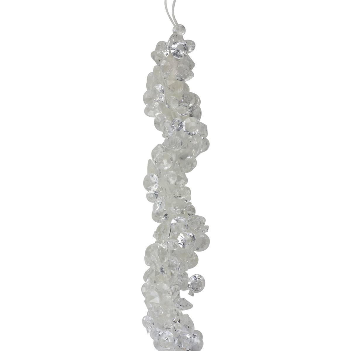 Northlight Dangling Acrylic Icicle Christmas Ornament