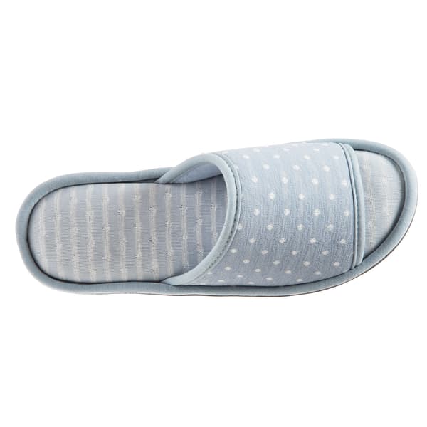 Womens Isotoner® Jersey Dot Ada Slide Slippers Boscov's