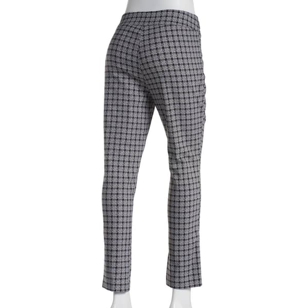 Juniors Joe B Millennium Pull On Plaid Ankle Pants