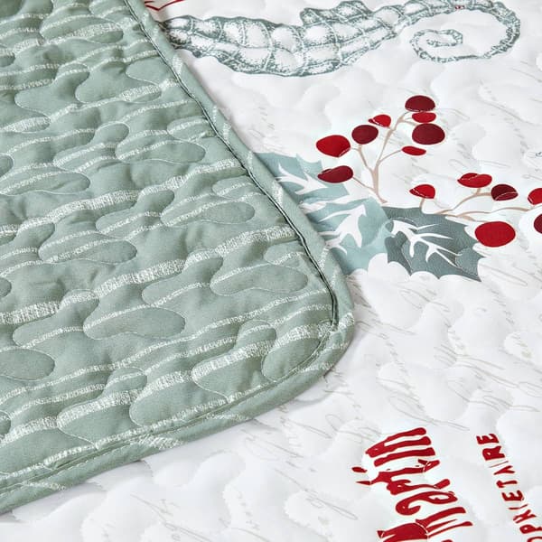Videri Home Holiday Writing Quilt Set