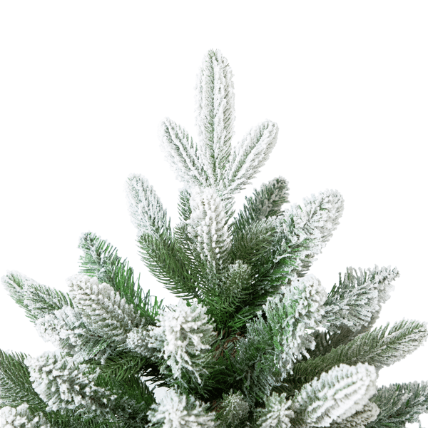 Northlight Real Touch™ 6.5ft Mountain Pearl Flock Christmas Tree