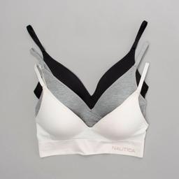 Womens Nautica 3pk. Seamless Wirefree Bra - NT6692-3PKP