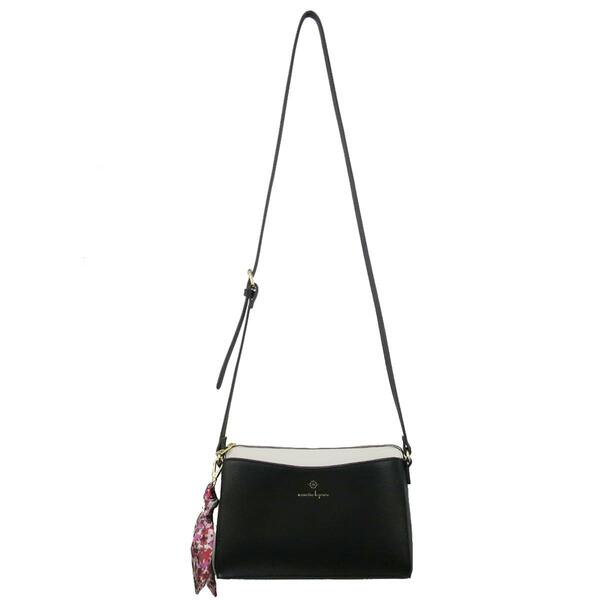 Nanette Lepore Lidia Pebble Triple Compartment Crossbody w/Scarf - image 