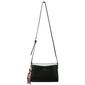 Nanette Lepore Lidia Pebble Triple Compartment Crossbody w/Scarf - image 1