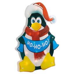 Northlight Seasonal Lighted Penguin Christmas Window Décor