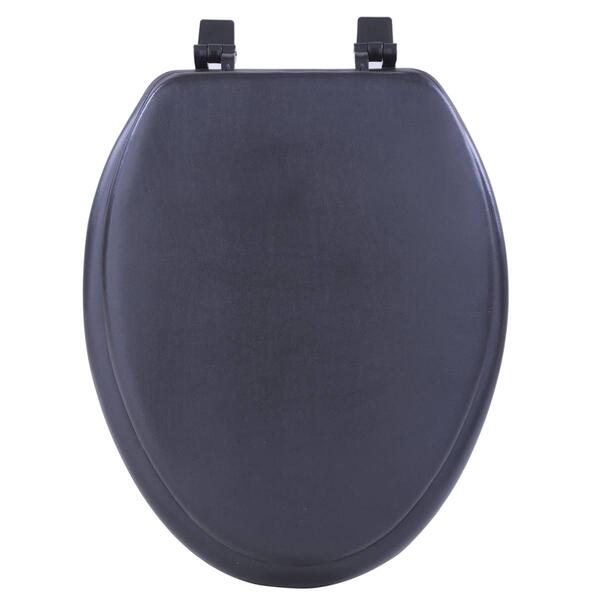 Achim Fantasia Soft Elongated Vinyl Toilet Seat - image 