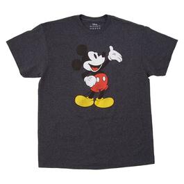 Young Mens Mickey Grand Gesture Short Sleeve Graphic T-Shirt