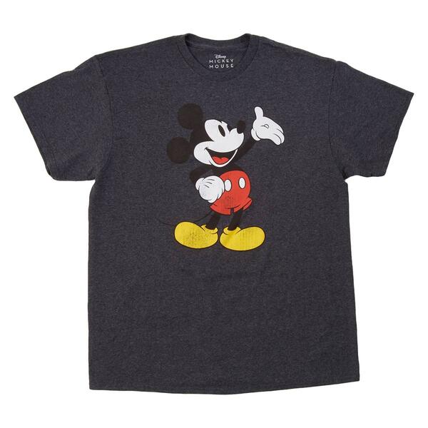 Young Mens Mickey Grand Gesture Short Sleeve Graphic T-Shirt - image 