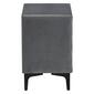 Baxton Studio Etienne Modern Slate Velvet Nightstand - image 4