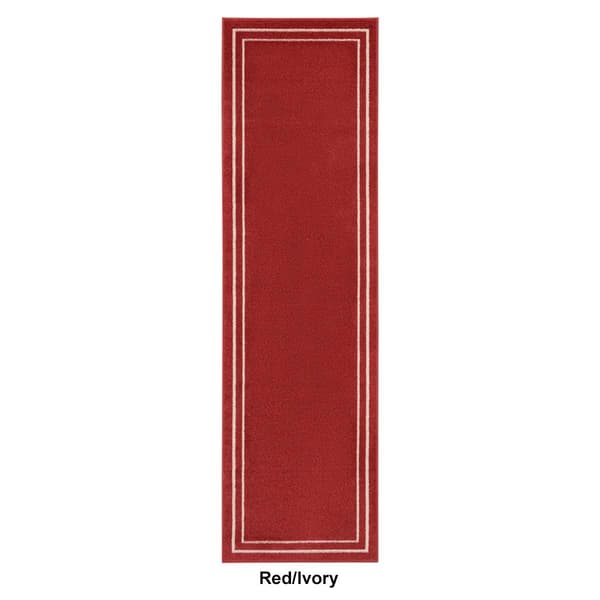 Nourison Essentials Double Border Indoor/Outdoor Runner