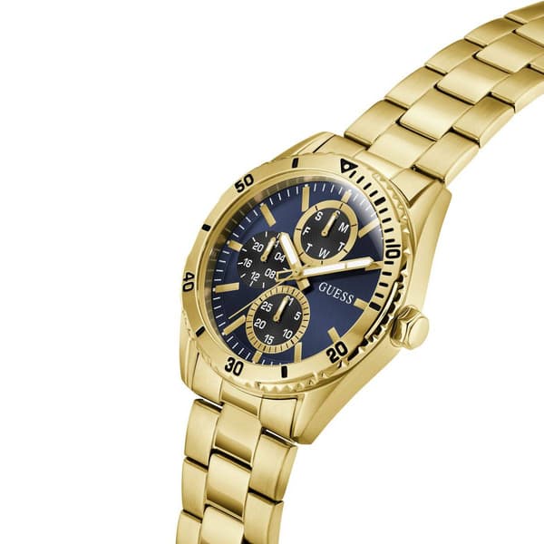 Mens Guess Blue Multi-Function Dial Watch - GW1061G2