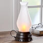 Flameless LED Glass Hurricane Lantern - image 2