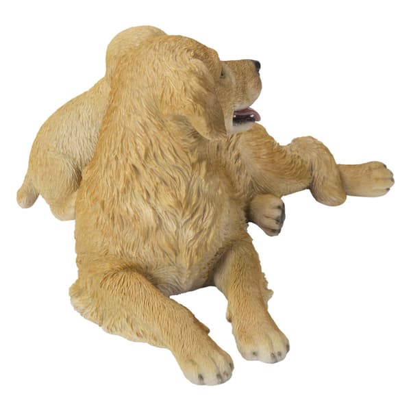 Hi-Line Gift Mother & Baby Golden Retriever Garden Statue