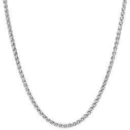 Mens Lynx Stainless Steel 22in. Chain Necklace