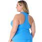 Plus Size Beach House Ruffle Trim Nina Tankini Swim Top - image 2